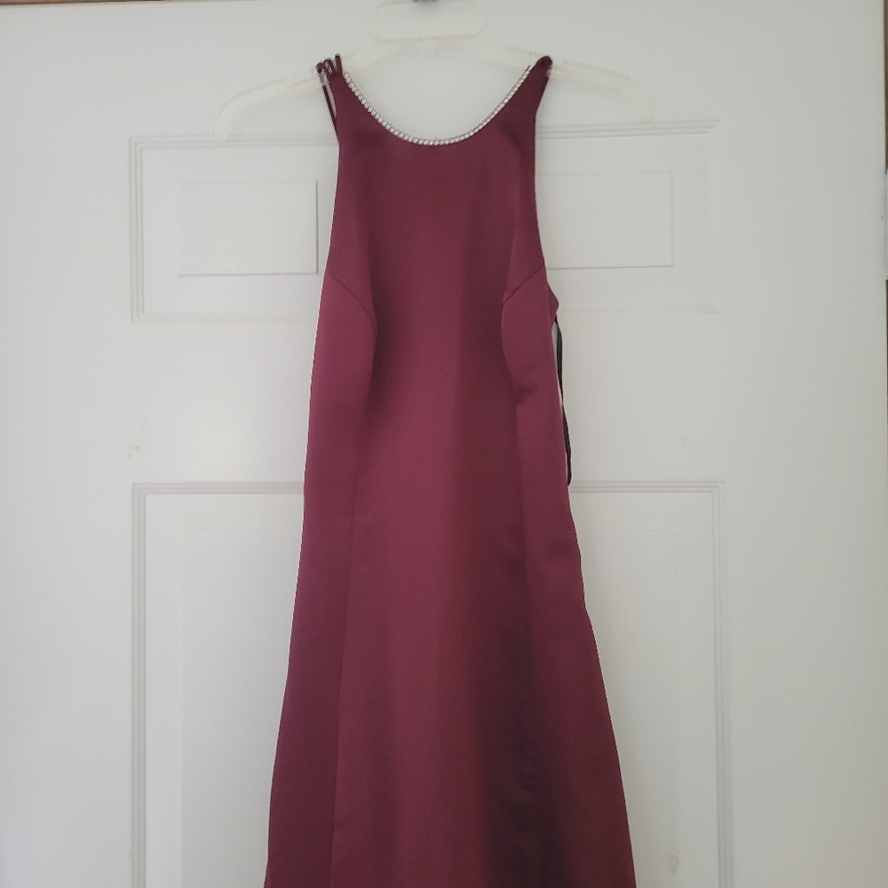 Long BurgundyFormal/Evening Dresd